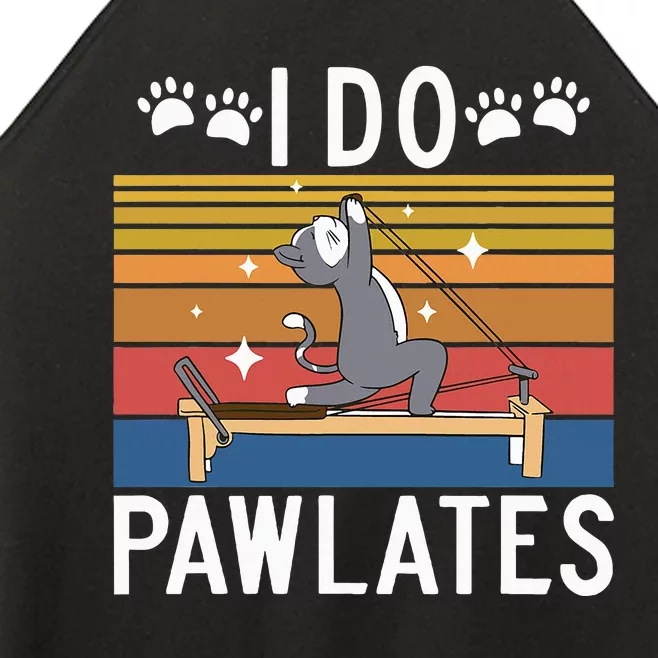 I Do Pawlates Cat Pilates Women’s Perfect Tri Rocker Tank