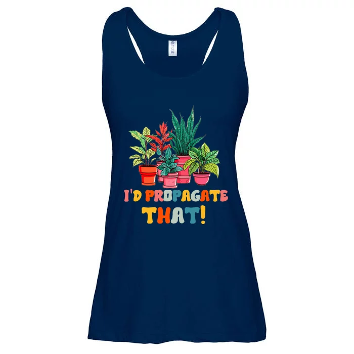 I D Propagate That Funny Plant Lover Gardener Gardening Ladies Essential Flowy Tank