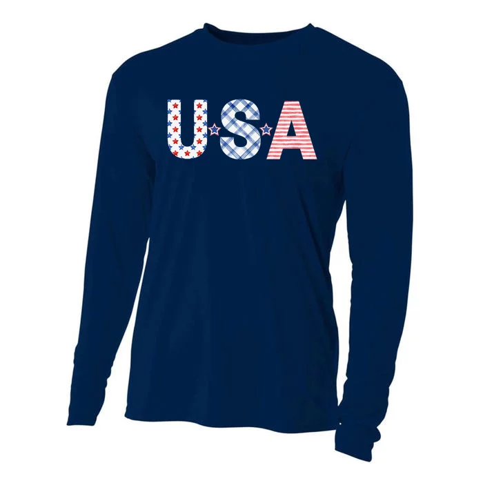 Independence Day Premium Cooling Performance Long Sleeve Crew