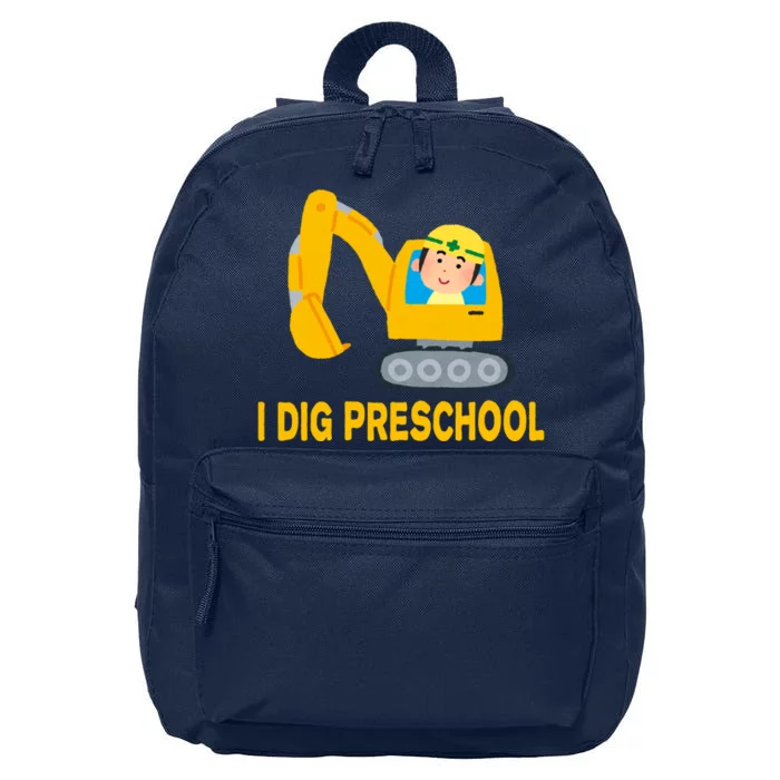 I Dig Preschool Bulldozer 16 in Basic Backpack