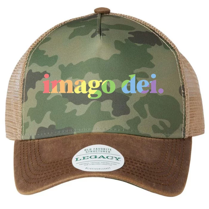 Imago Dei Pride Gods Image Vintage Bold Christian Legacy Tie Dye Trucker Hat