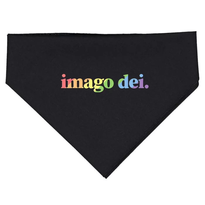 Imago Dei Pride Gods Image Vintage Bold Christian USA-Made Doggie Bandana