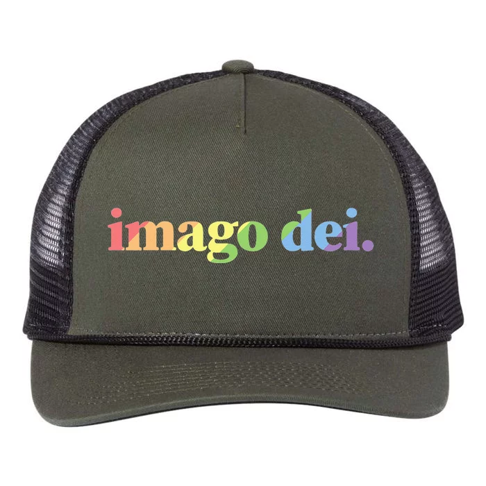 Imago Dei Pride Gods Image Vintage Bold Christian Retro Rope Trucker Hat Cap