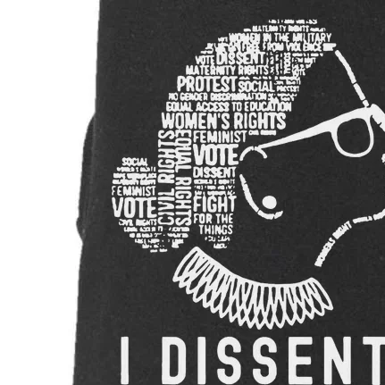 I Dissent Rbg Vote Rights Doggie 3-End Fleece Hoodie