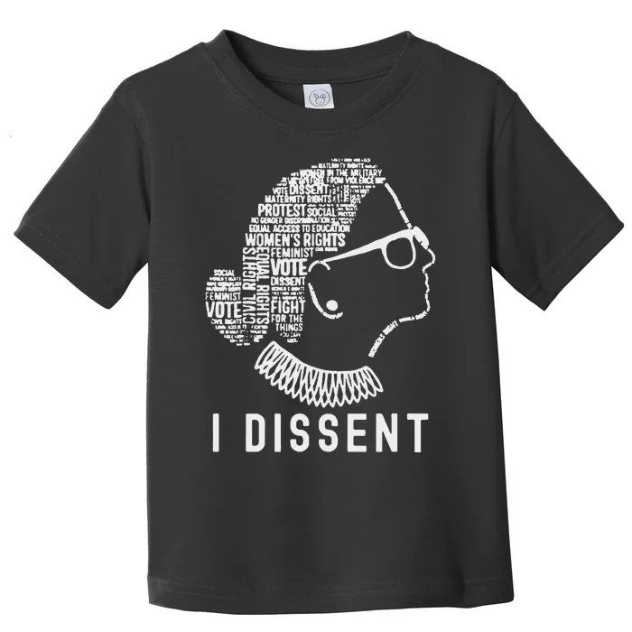 I Dissent Rbg Vote Rights Toddler T-Shirt