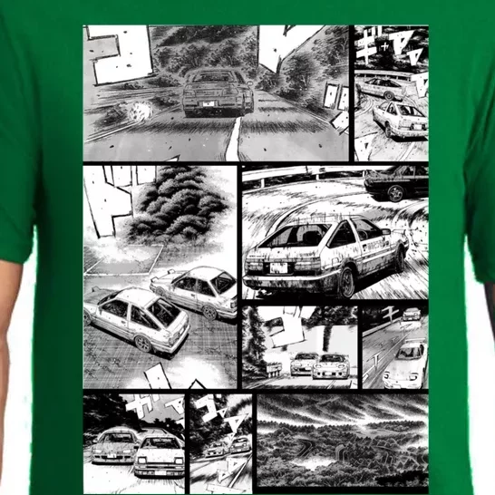 Initial D Racing Manga Wall Design (Version 2) Pajama Set