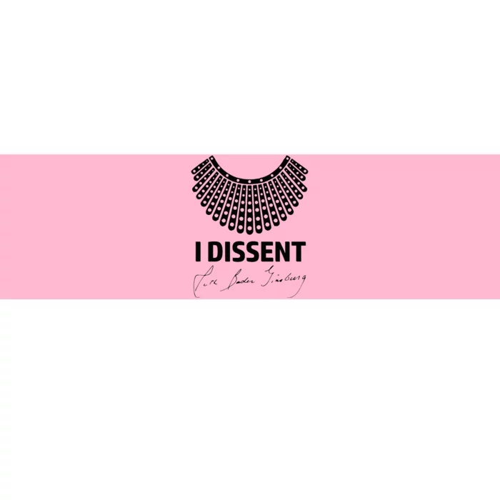 I Dissent Rbg Ruth Bader Ginsburg Rights Equality Bumper Sticker