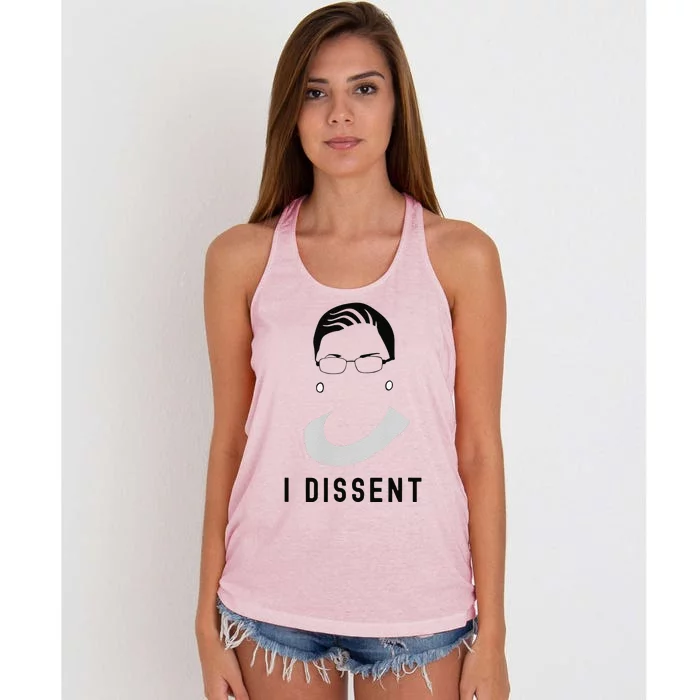 I Dissent Rbg Vote Women's Knotted Racerback Tank