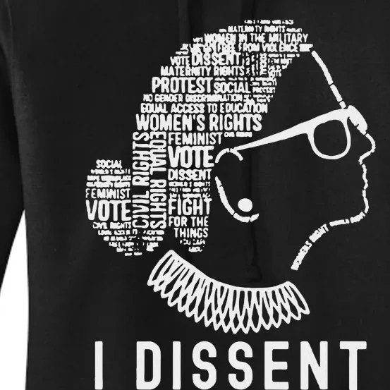 I Dissent Rbg Vote Rights Women's Pullover Hoodie