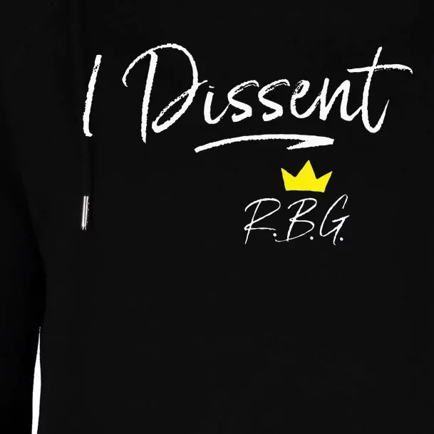 I Dissent Rbg Vote Womens Funnel Neck Pullover Hood