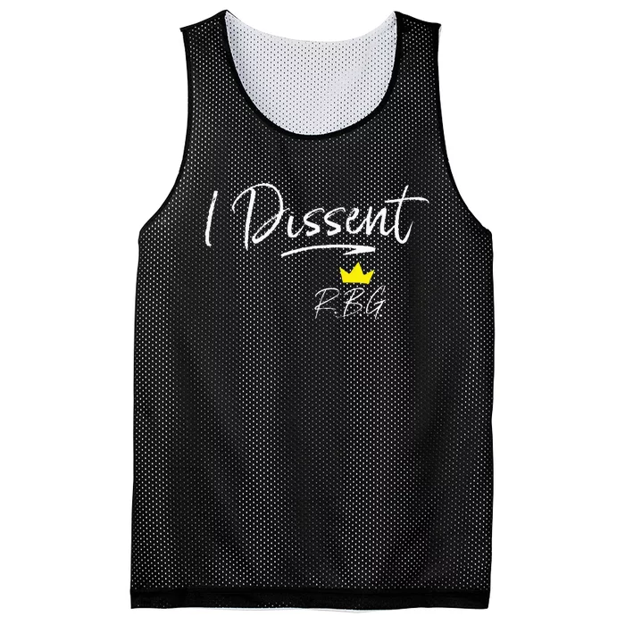 I Dissent Rbg Vote Mesh Reversible Basketball Jersey Tank