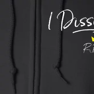 I Dissent Rbg Vote Full Zip Hoodie