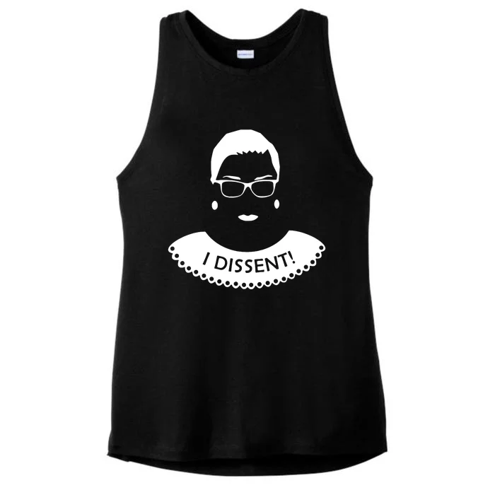 I Dissent RBG Ladies Tri-Blend Wicking Tank