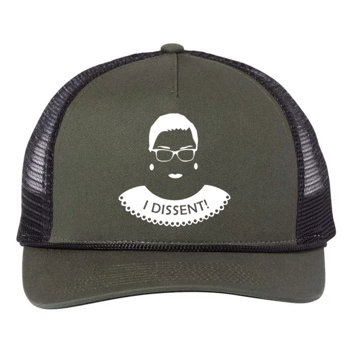 I Dissent RBG Retro Rope Trucker Hat Cap