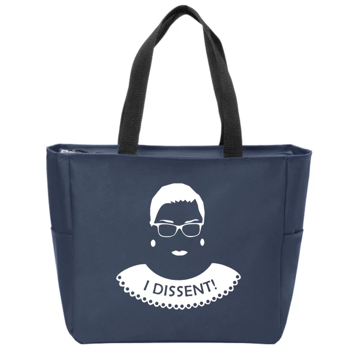 I Dissent RBG Zip Tote Bag