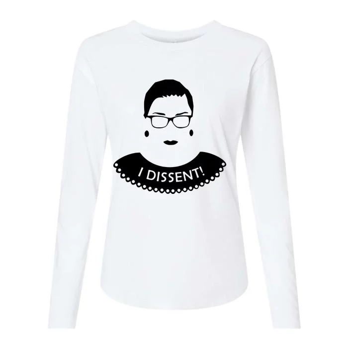 I Dissent RBG Womens Cotton Relaxed Long Sleeve T-Shirt