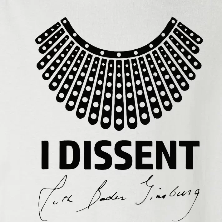 I Dissent Rbg Ruth Bader Ginsburg Rights Equality Toddler Long Sleeve Shirt