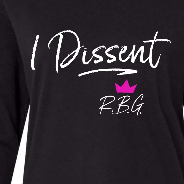 I Dissent RBG Vote Womens Cotton Relaxed Long Sleeve T-Shirt