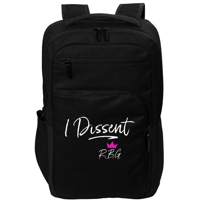 I Dissent RBG Vote Impact Tech Backpack