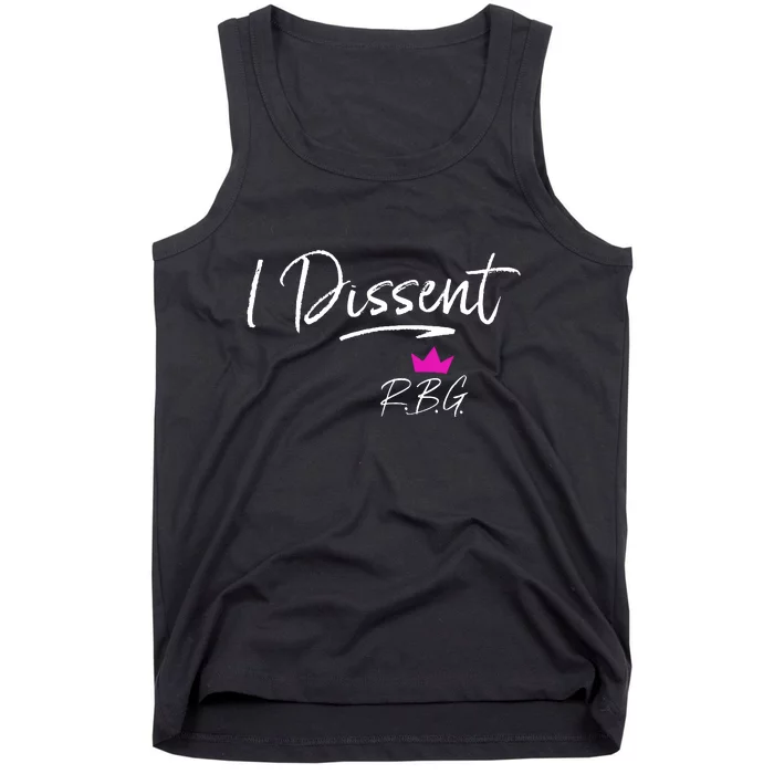 I Dissent RBG Vote Tank Top