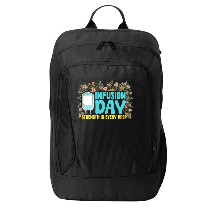 Infusion Day Spoonie Chronic Illness Awareness Support Gift City Backpack