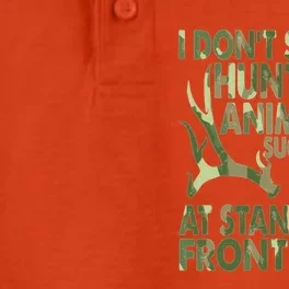 I DonT Suck At Hunting Animals Suck At Standing Camouflage Gift Dry Zone Grid Performance Polo