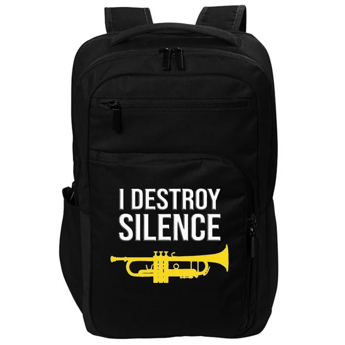 I Destroy Silence Concert Band Marching Band Impact Tech Backpack