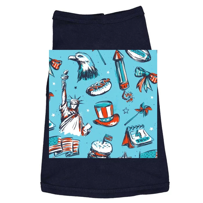 Independence Day Statue Of Liberty Doggie Tank