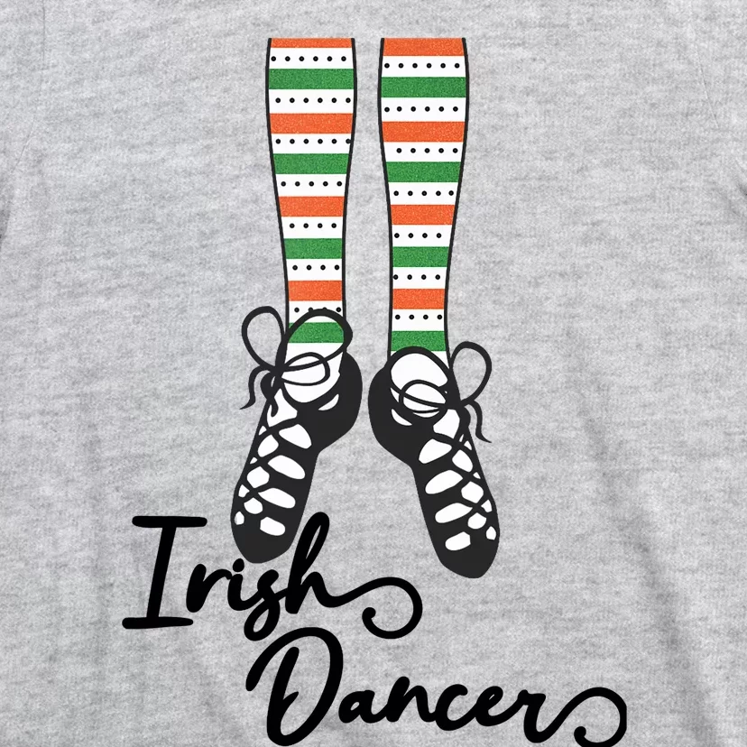 Irish Dance Socks Shoes for Girl in St Patrick's day T-Shirt