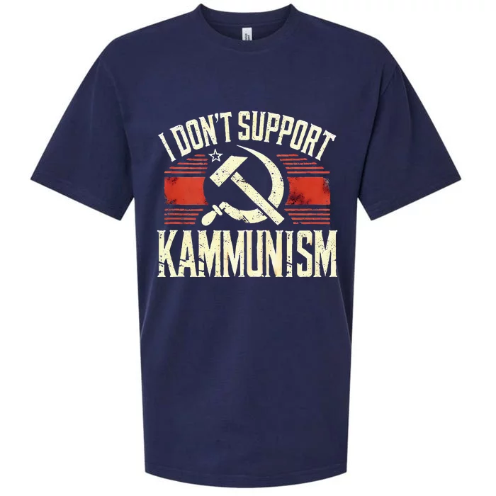 I DonT Support Kammunism Anti Democrat Sueded Cloud Jersey T-Shirt