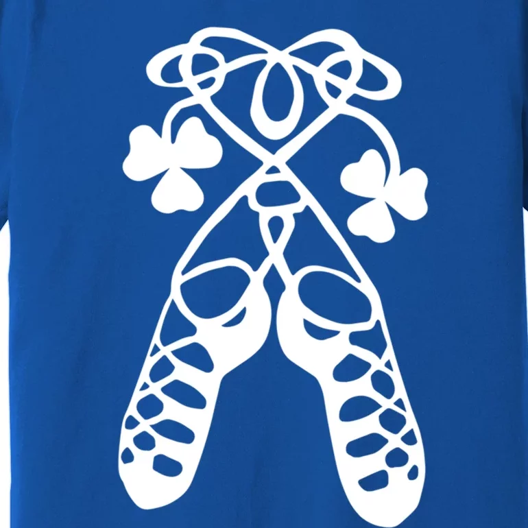 Irish Dance Soft Shoes Ghillies Lucky Feis Gift Premium T-Shirt