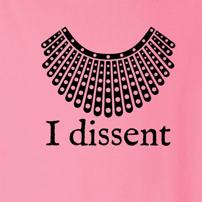 I Dissent Shirt I Dissent Collar RBG For Women I Dissent Toddler Long Sleeve Shirt