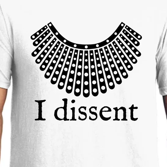 I Dissent Shirt I Dissent Collar RBG For Women I Dissent Pajama Set