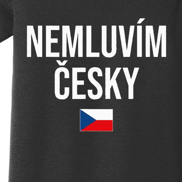 I Don’t Speak Czech Czech Republic Baby Bodysuit