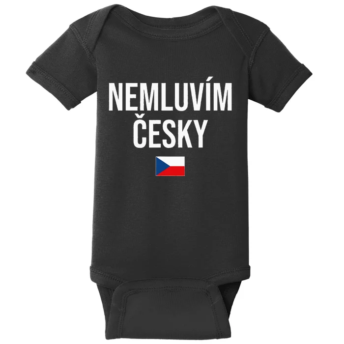 I Don’t Speak Czech Czech Republic Baby Bodysuit