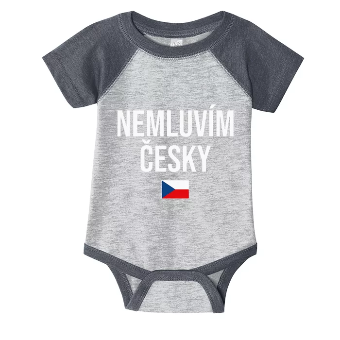 I Don’t Speak Czech Czech Republic Infant Baby Jersey Bodysuit