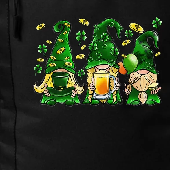 Irish Drinking Team Gnomes Holding Shamrock St Patrick's Day Daily Commute Backpack