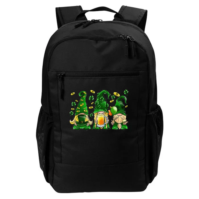 Irish Drinking Team Gnomes Holding Shamrock St Patrick's Day Daily Commute Backpack