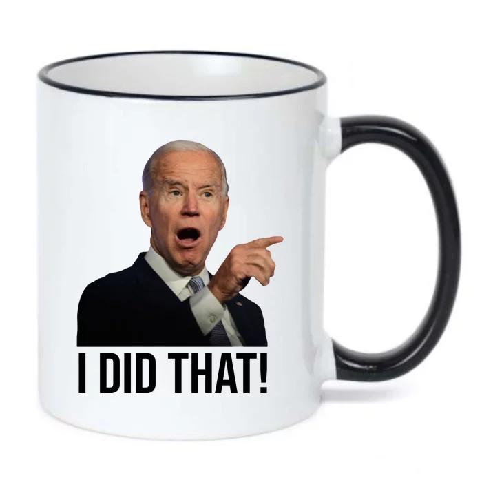 I Did That Funny Joe Biden Black Color Changing Mug