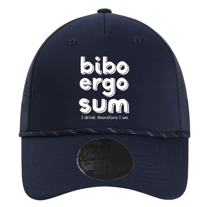 I Drink Therefore I Am Bibo Ergo Sum Philosophy Performance The Dyno Cap