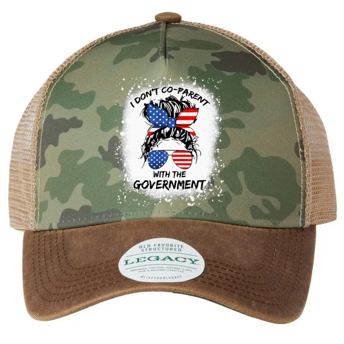 I Don T Coparent With The Government Legacy Tie Dye Trucker Hat