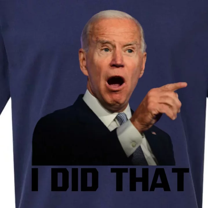 I Did That Joe Biden Sueded Cloud Jersey T-Shirt