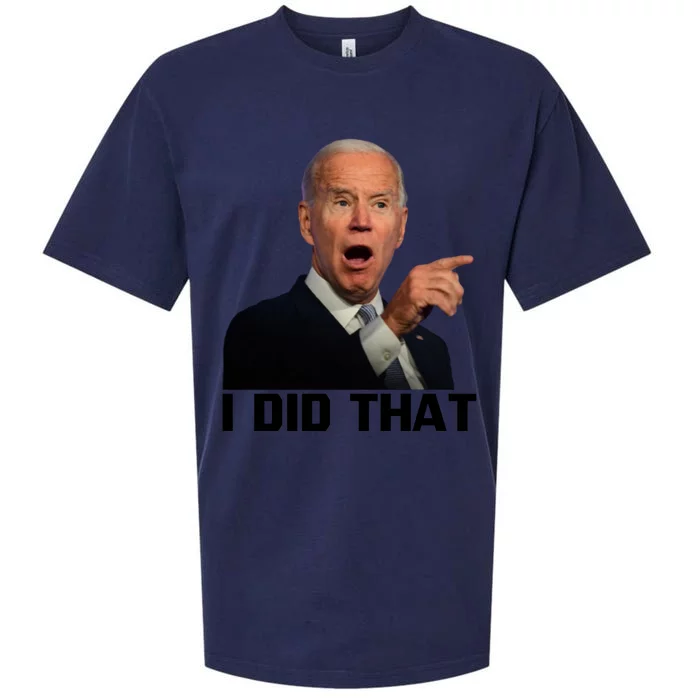 I Did That Joe Biden Sueded Cloud Jersey T-Shirt