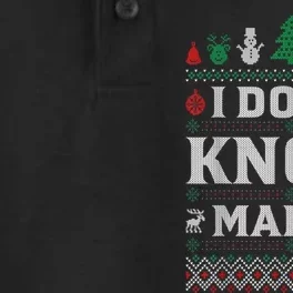 I Don T Know Margo Funny Christmas Gift Vacation Dry Zone Grid Performance Polo