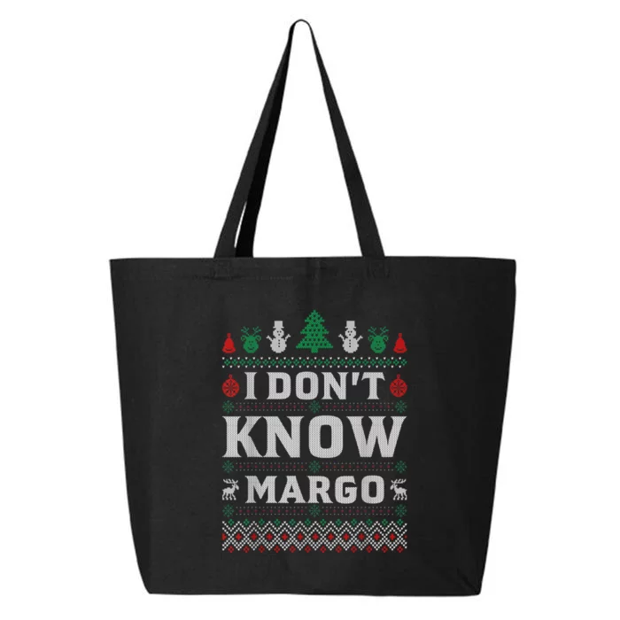 I Don T Know Margo Funny Christmas Gift Vacation 25L Jumbo Tote