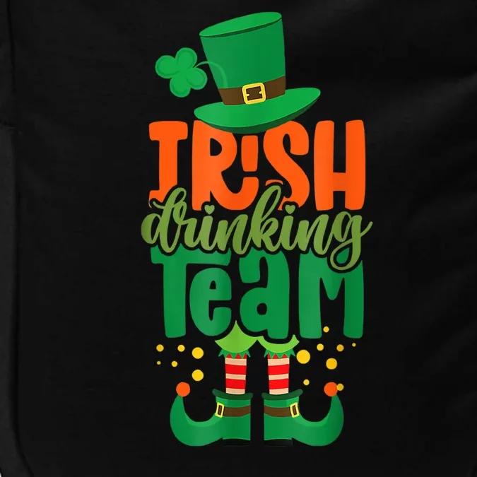 Irish Drinking Team St Patricks Day Funny Leprechaun Beer Impact Tech Backpack