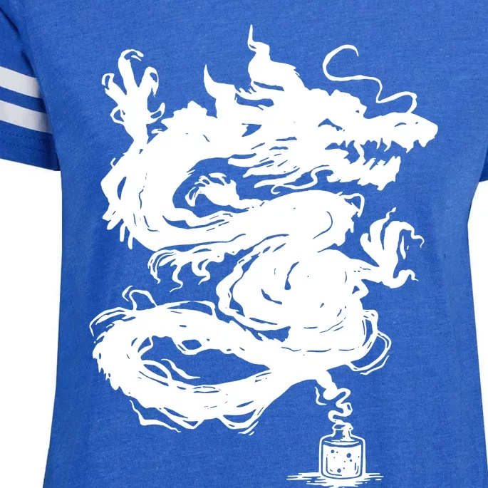 Ink Dragon Tattoo Enza Ladies Jersey Football T-Shirt