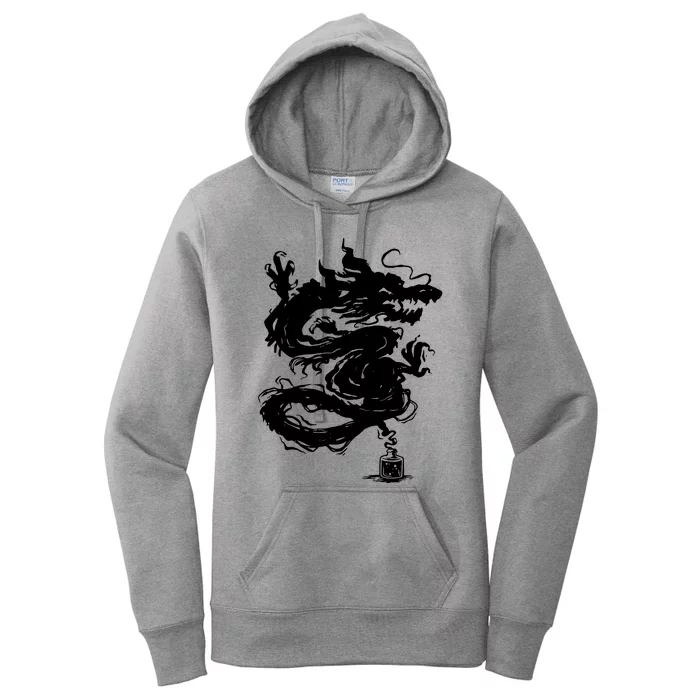 Ink Dragon Tattoo Women's Pullover Hoodie