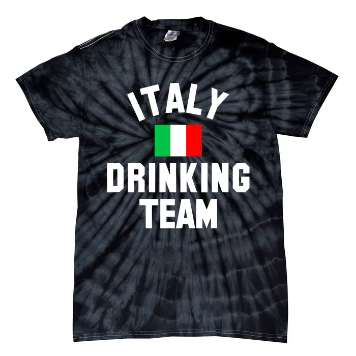 Italy Drinking Team Shirt For Italy Beer Festivals Tie-Dye T-Shirt