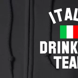 Italy Drinking Team Shirt For Italy Beer Festivals Full Zip Hoodie